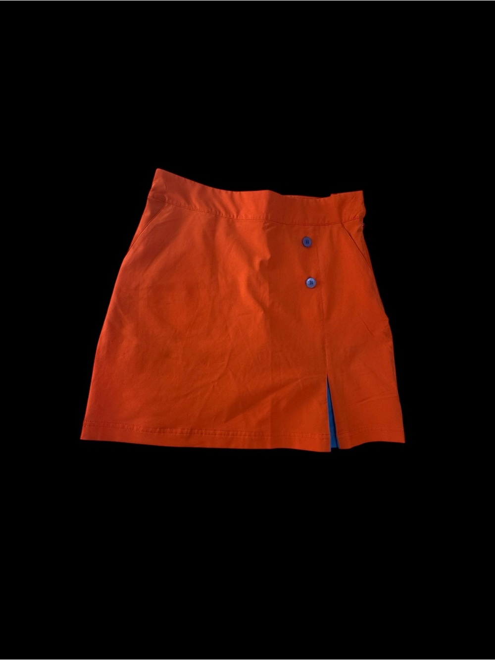 Sport Haley Bright Orange skirt with Blue Accent
